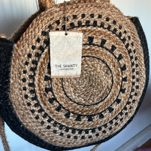 The Shanty Corporation Moroccan Round Bag (with crossbody) Beach Bag Purse - Picture 5 of 7